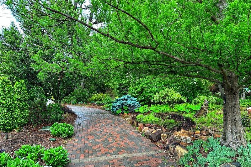 This Peaceful Stillwater Botanic Garden Near Oklahoma State Has Winding Walking Trails And Big Shady Trees, Free To Explore