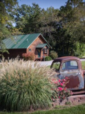 This Secluded Southern Illinois Cabin Has a Cozy Fireplace and a Pond View You Can Watch From Bed
