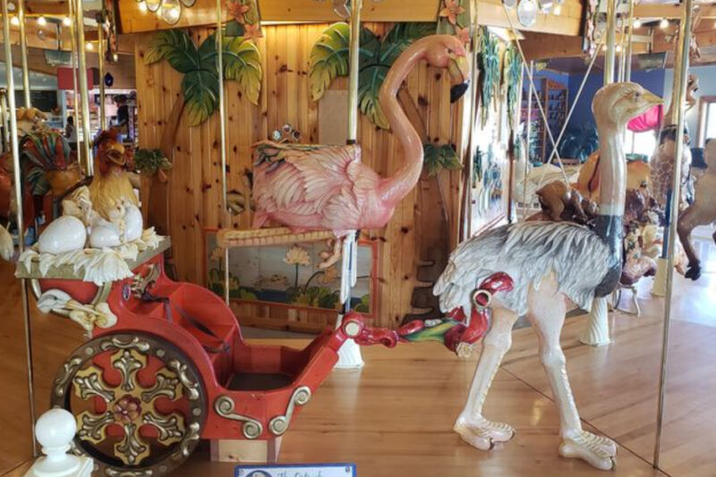 This Massive Minnesota Toy Store Has A Hand-Carved Carousel Inside