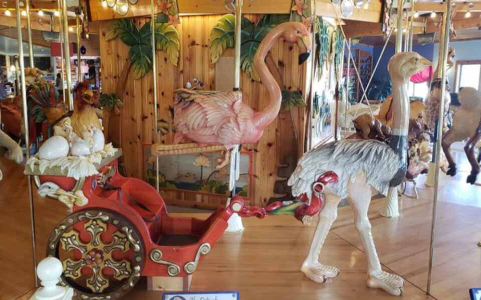 This Massive Minnesota Toy Store Has A Hand-Carved Carousel Inside