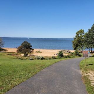 This Maryland state park hides a quiet bay beach that’s perfect for a family swim day