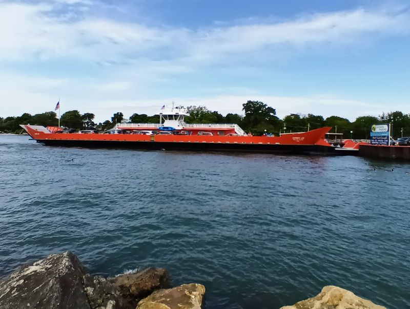 A Big Orange Boat On Ohio's North Coast A Big Orange Boat On Ohio's North Coast
