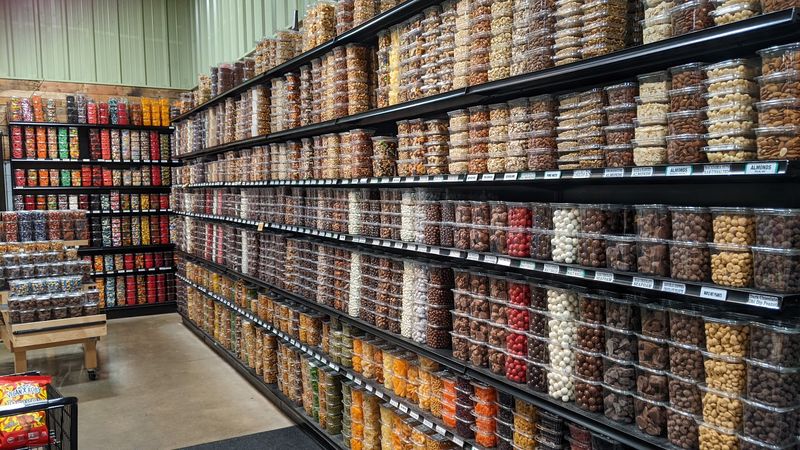 A Bulk Food Section With Hundreds of Choices A Bulk Food Section With Hundreds of Choices