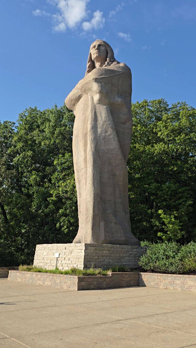 A Concrete Giant on a Rock River Bluff A Concrete Giant on a Rock River Bluff