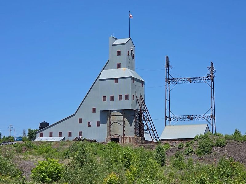 A Copper Giant Above the Portage Lake Canal A Copper Giant Above the Portage Lake Canal