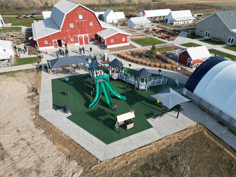 A Corn Pit, Sandbox, and Brand-New Playground A Corn Pit, Sandbox, and Brand-New Playground