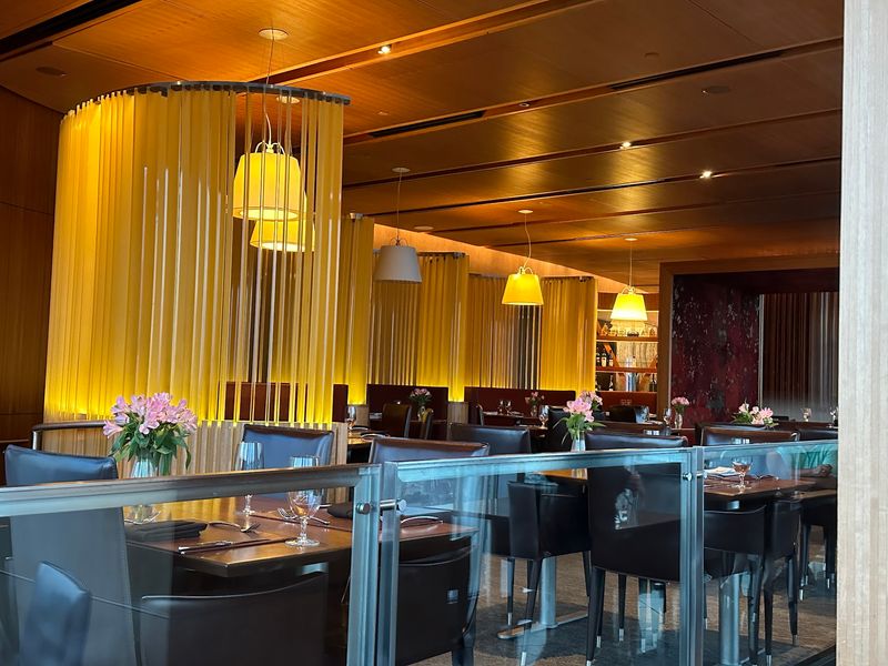 A Dining Room Perched on the 49th Floor