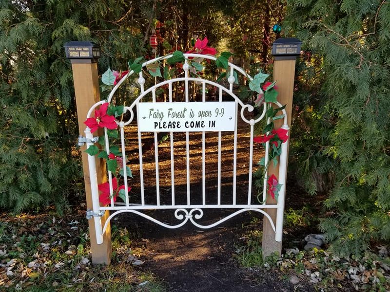 A Free Fairy Village in a Neighbor's Side Yard A Free Fairy Village in a Neighbor's Side Yard