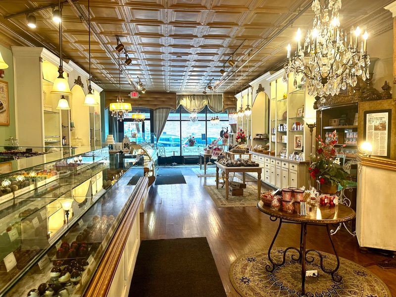A French Sweet Shop on South Washington Street A French Sweet Shop on South Washington Street