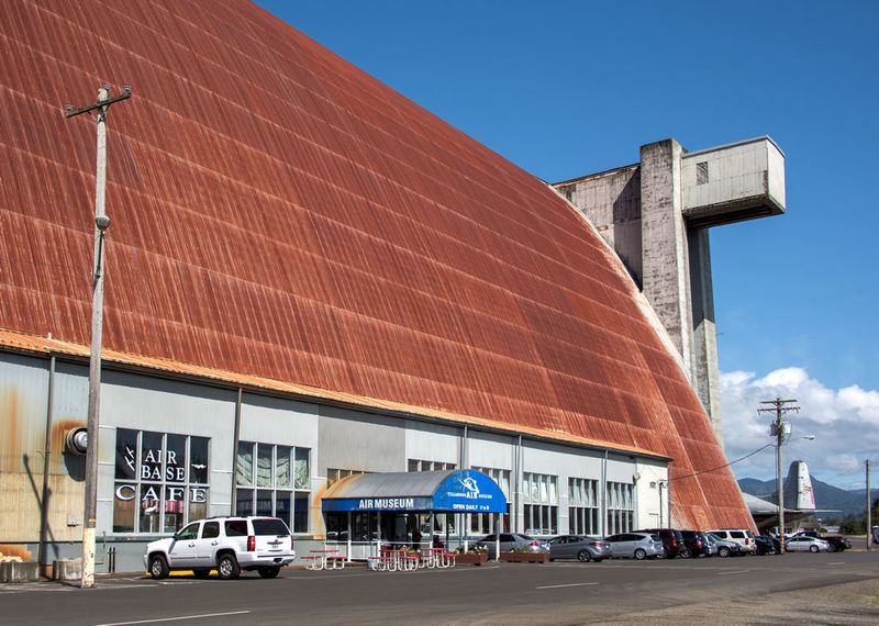 A Giant Wooden Landmark Beside the Highway