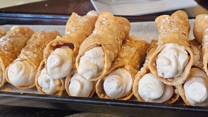 A Glass Case Full of Cannoli Temptation A Glass Case Full of Cannoli Temptation