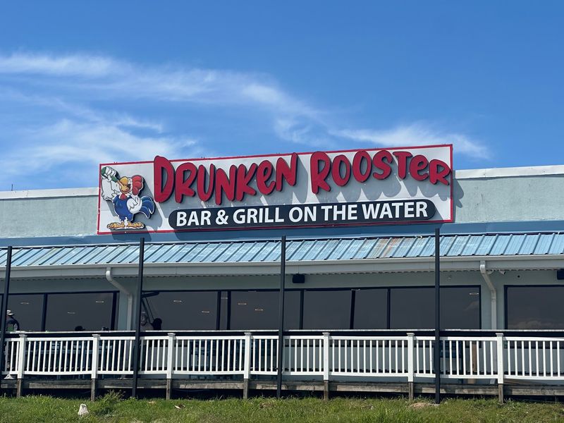 A Grill Perched on the Shore of Grand Lake