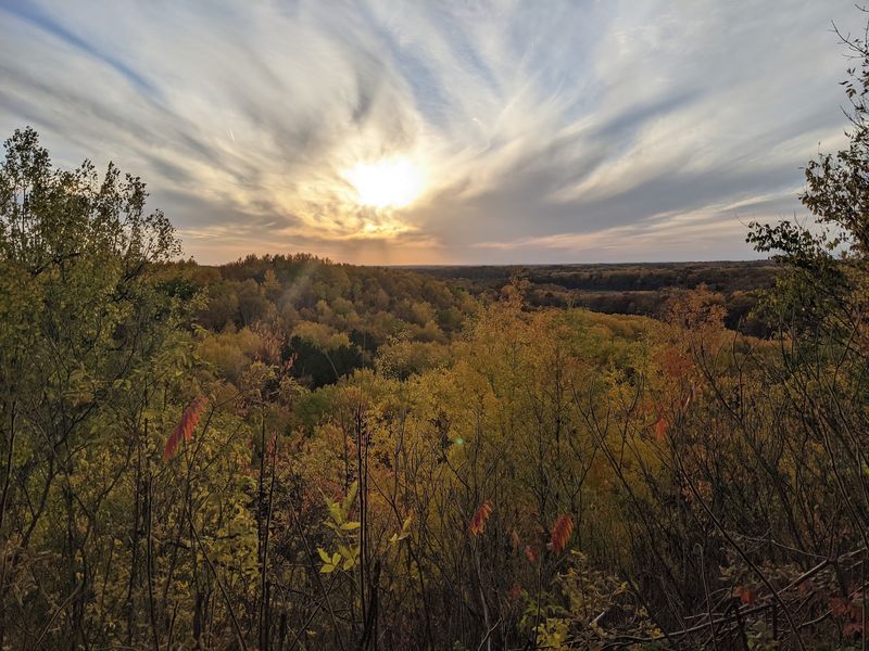 A Hiker's Sunrise on the Yawkey Unit