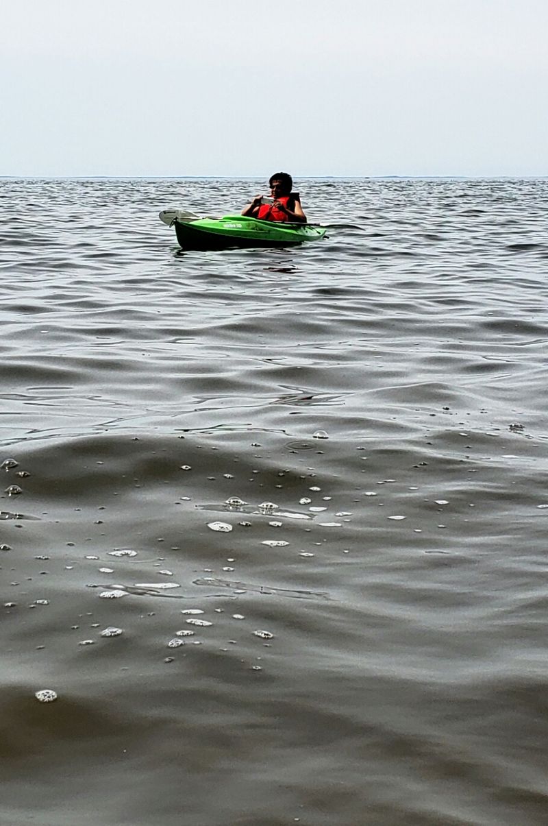 A Lake So Big You Can't See The Far Shore