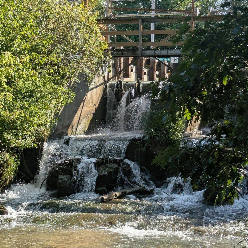 A Little Waterfall Just Steps Away A Little Waterfall Just Steps Away
