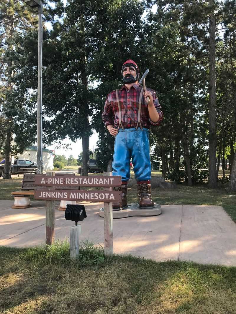 A Lumberjack-Sized Welcome on Old Highway 371 A Lumberjack-Sized Welcome on Old Highway 371