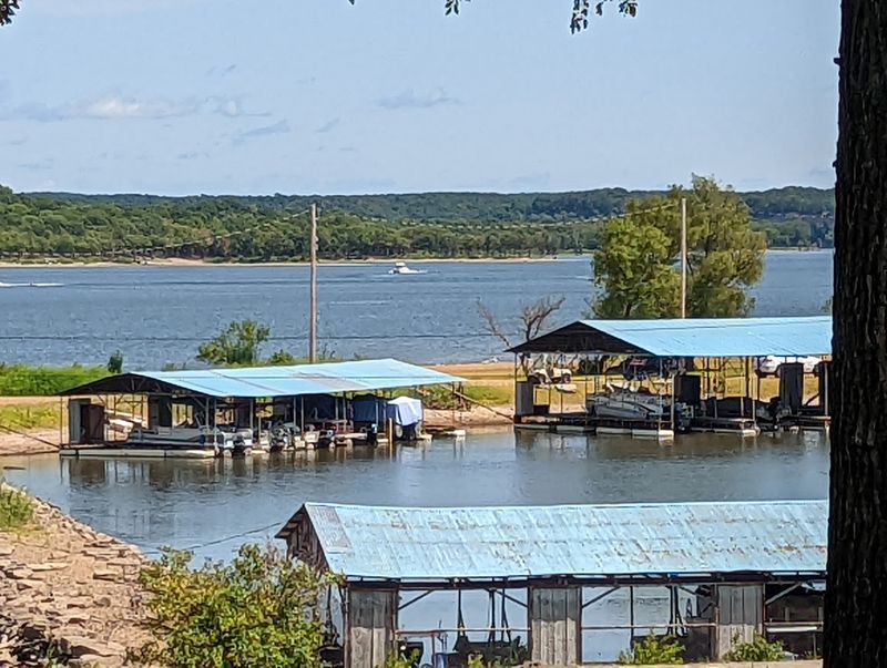 A Marina Tucked Into Fort Gibson Lake A Marina Tucked Into Fort Gibson Lake