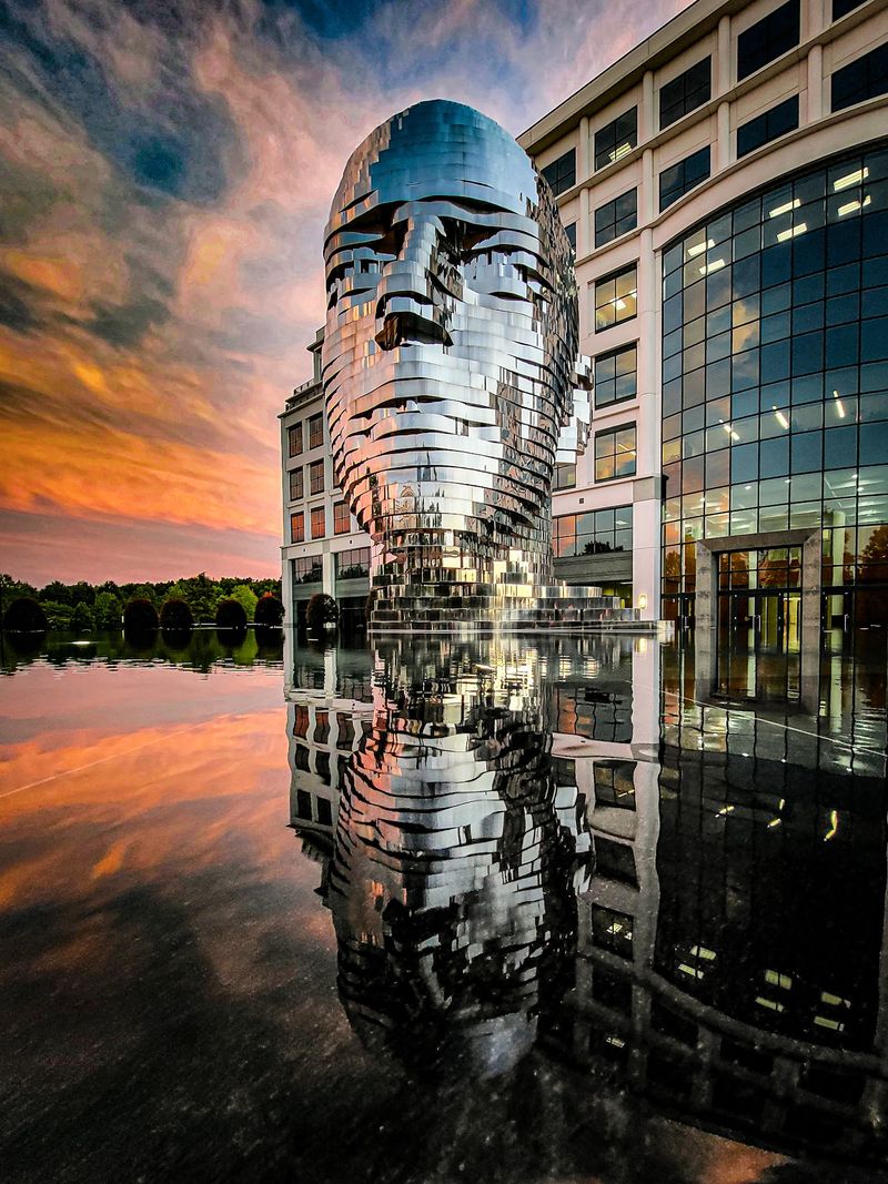 A Mirrored Giant Hiding in a Charlotte Office Park