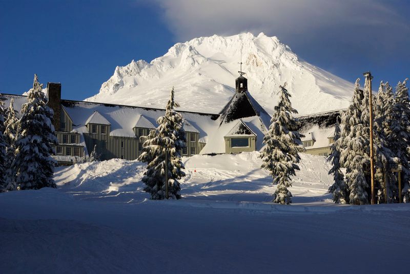 A Mountain Fortress on Mount Hood's South Slope A Mountain Fortress on Mount Hood's South Slope