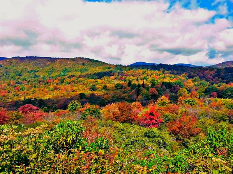 A Mountain Pull-Off on the Blue Ridge Parkway
