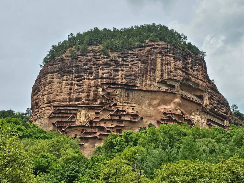 A Mountain Shaped Like a Wheat Stack A Mountain Shaped Like a Wheat Stack