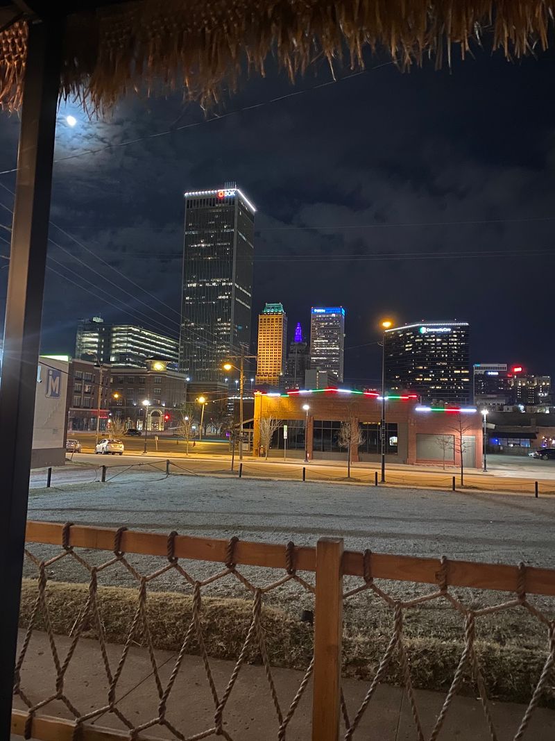 A Patio With Skyline Views A Patio With Skyline Views
