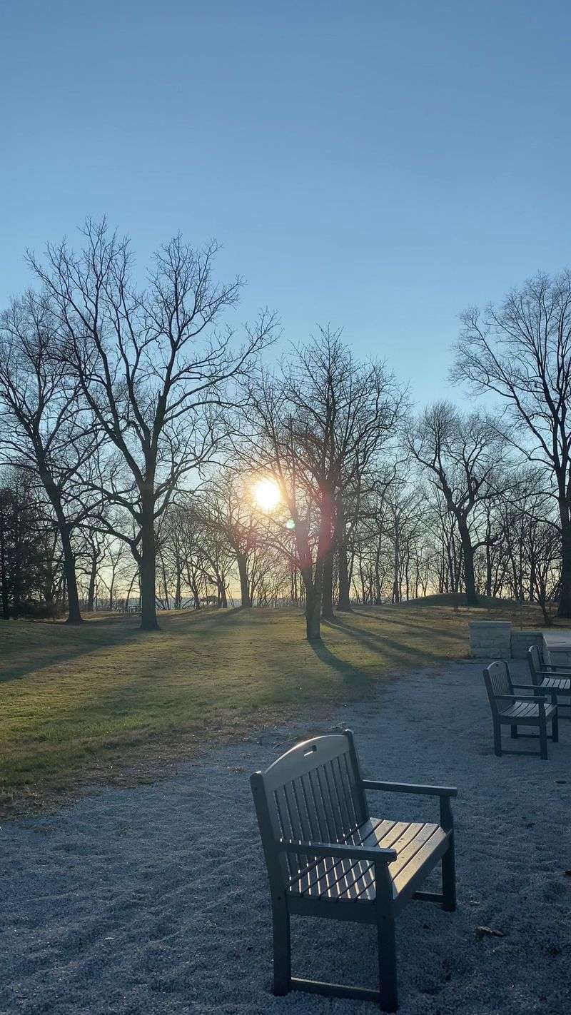 A Peaceful Mood for Reflection and Sunset Light