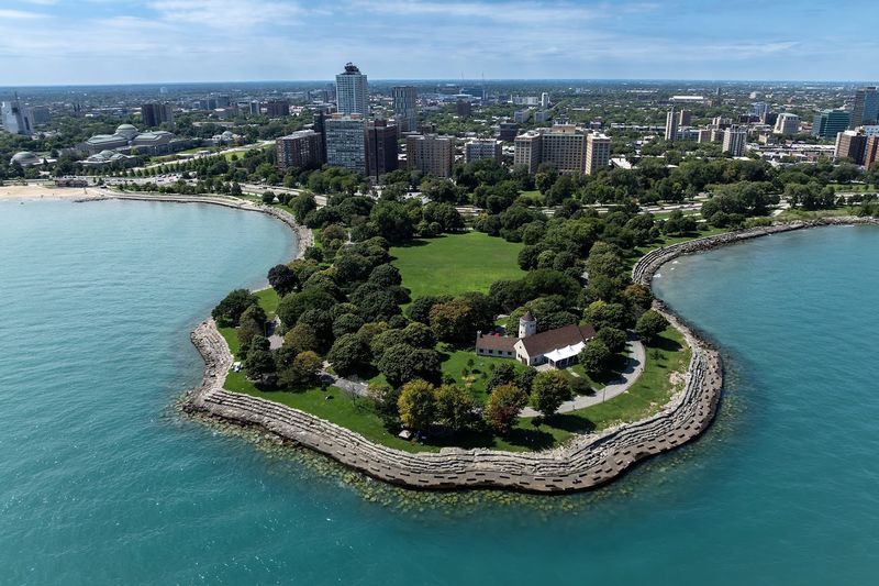 A Peninsula Built Into Lake Michigan
