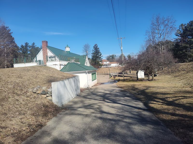 A Rail Trail Runs Right Past It