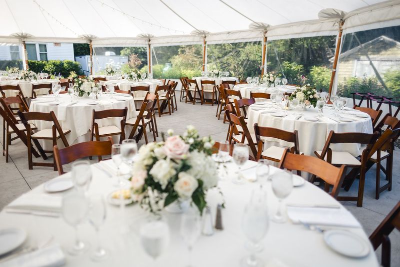 A Reception Tent That Stays Ready for Anything