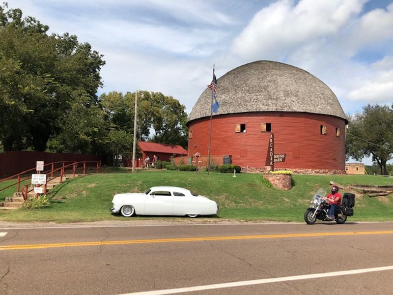 A Red Landmark on the Mother Road