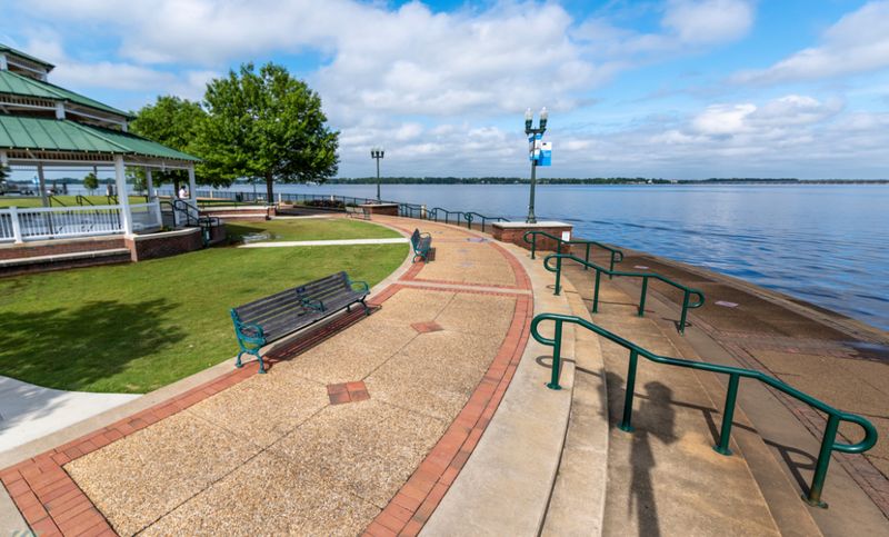 A Riverfront City Near the Carolina Coast A Riverfront City Near the Carolina Coast