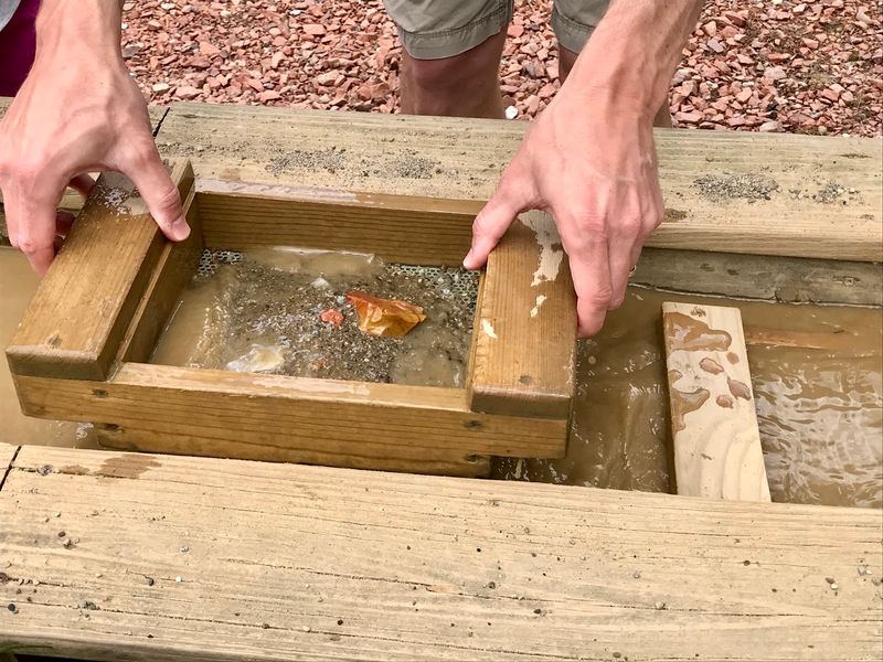 A Rock Shop With a Treasure Trough Out Back