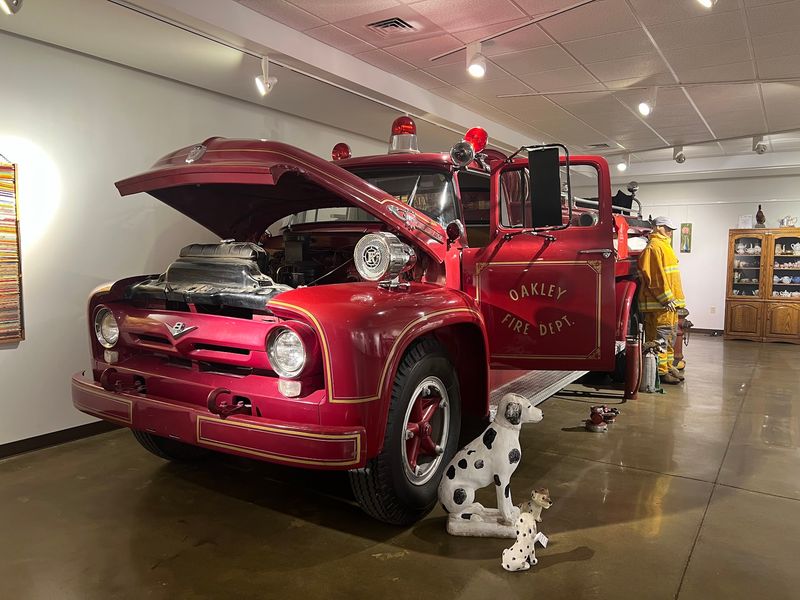 A Shiny Old Fire Engine and Odd Collections A Shiny Old Fire Engine and Odd Collections