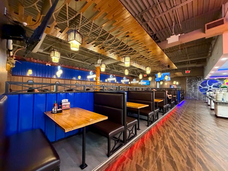 A Ship-Cabin Look With Neon Touches