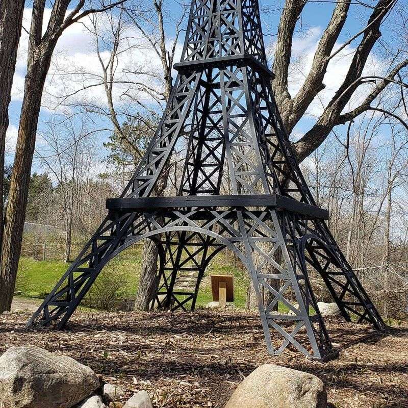 A Small Steel Landmark in a Town Called Paris