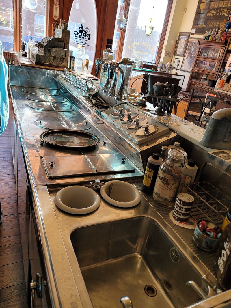 A Soda Fountain and Everyday Goods