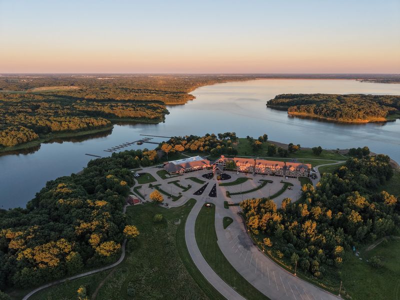 A Sprawling Setting Beside Iowa's Biggest Lake