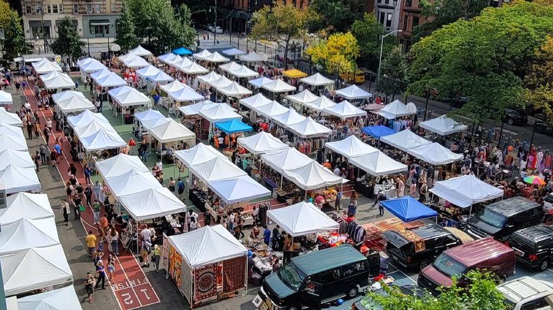 A Sunday Market on the Upper West Side A Sunday Market on the Upper West Side
