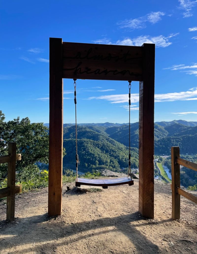 A Swing With a View on Buffalo Mountain A Swing With a View on Buffalo Mountain
