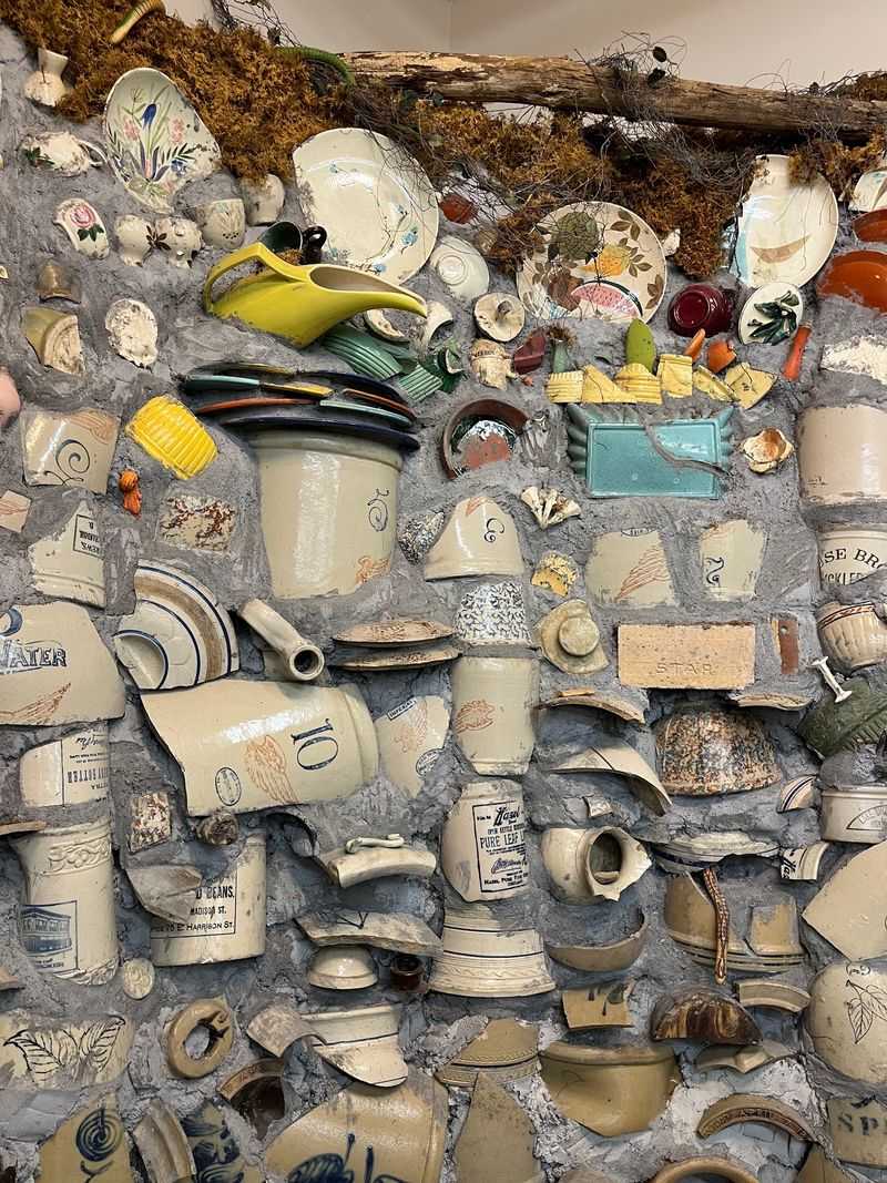 A Wall Of Shards With Stories In Every Layer