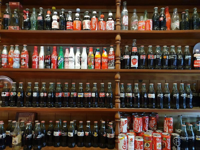 A Wall of Bottles From Around the World A Wall of Bottles From Around the World