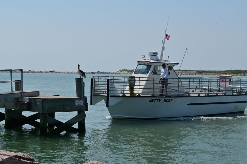 A Working Dock on the Port Aransas Waterfront A Working Dock on the Port Aransas Waterfront