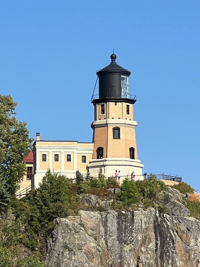 A Yellow Brick Tower Standing Guard Over The North Shore