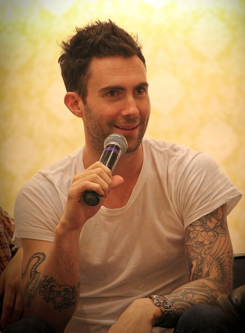 Adam Levine: Mermaid and Ocean Back Piece Adam Levine: Mermaid and Ocean Back Piece
