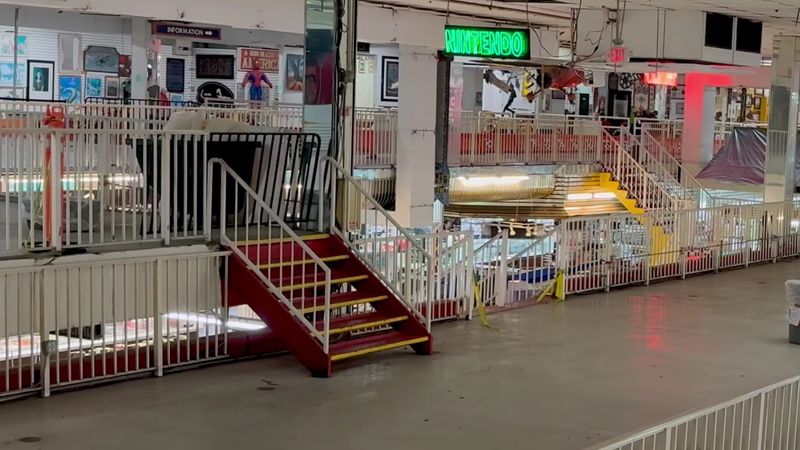 An Air-Conditioned Indoor Hall with Two Floors