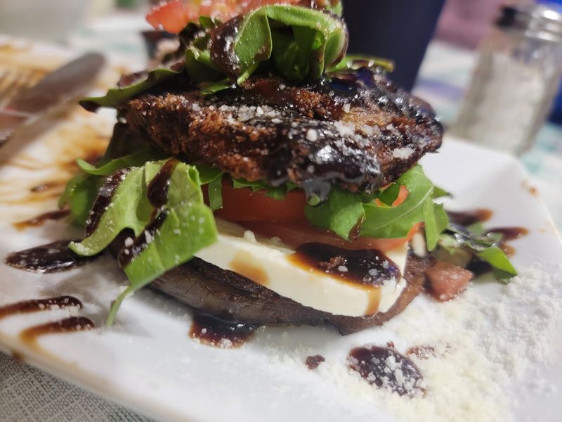 An Eggplant Stacker Built in Layers