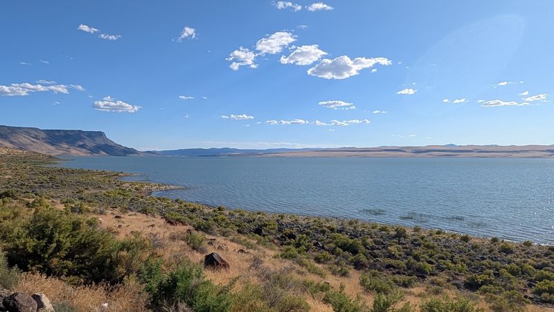Ancient Rock and a Lake Without Fish
