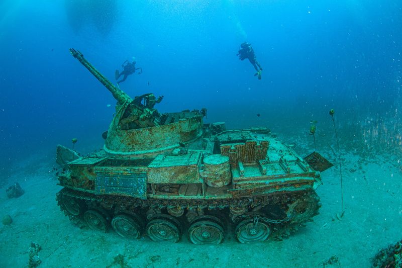 Aqaba Underwater Military Museum, Jordan Aqaba Underwater Military Museum, Jordan