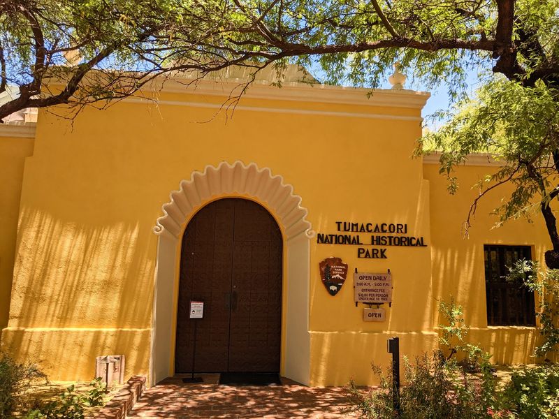 Arched Porches of the Visitor Center